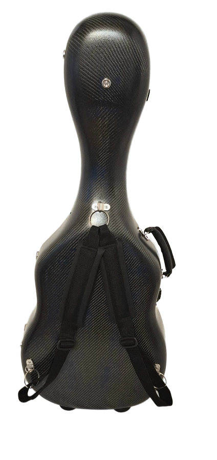 3D Blue Carbon Fiber Guitar Case