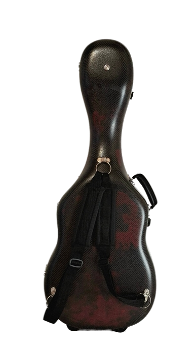 3D Red Carbon Fiber Guitar Case