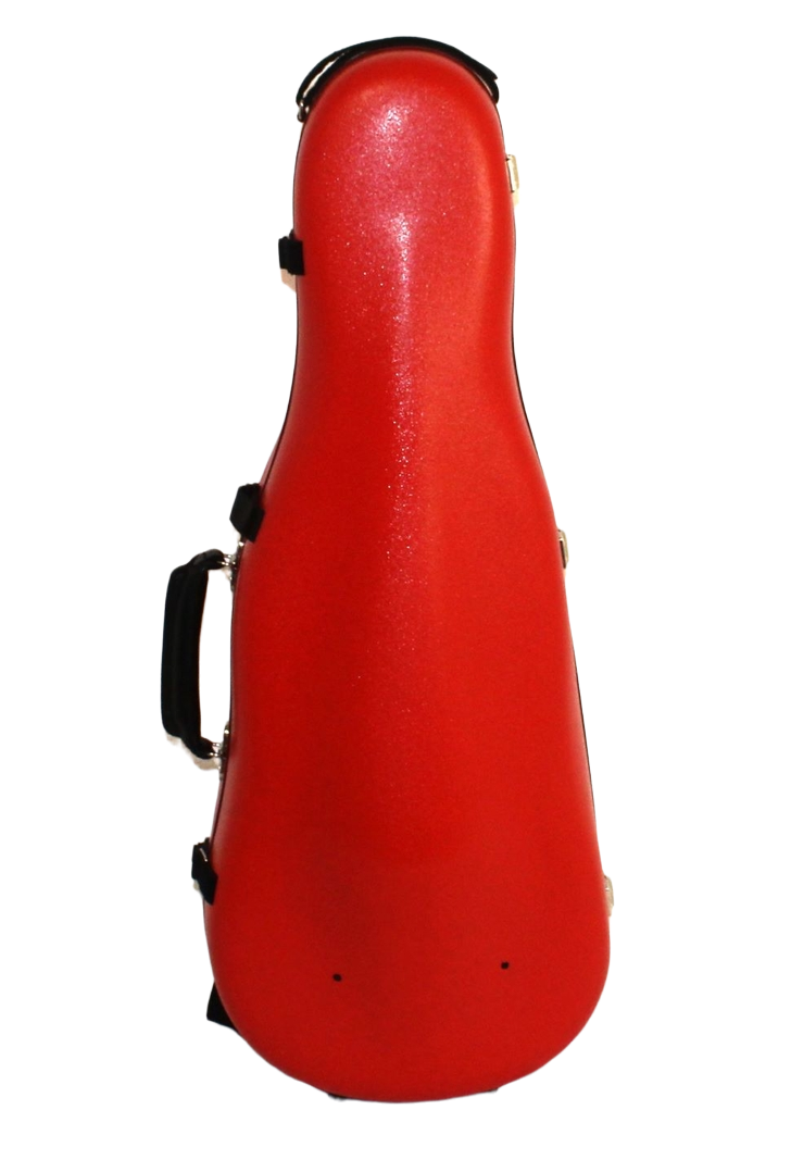 Red Carbon Fiber Violoncello da Spalla Case (RAL 3024)