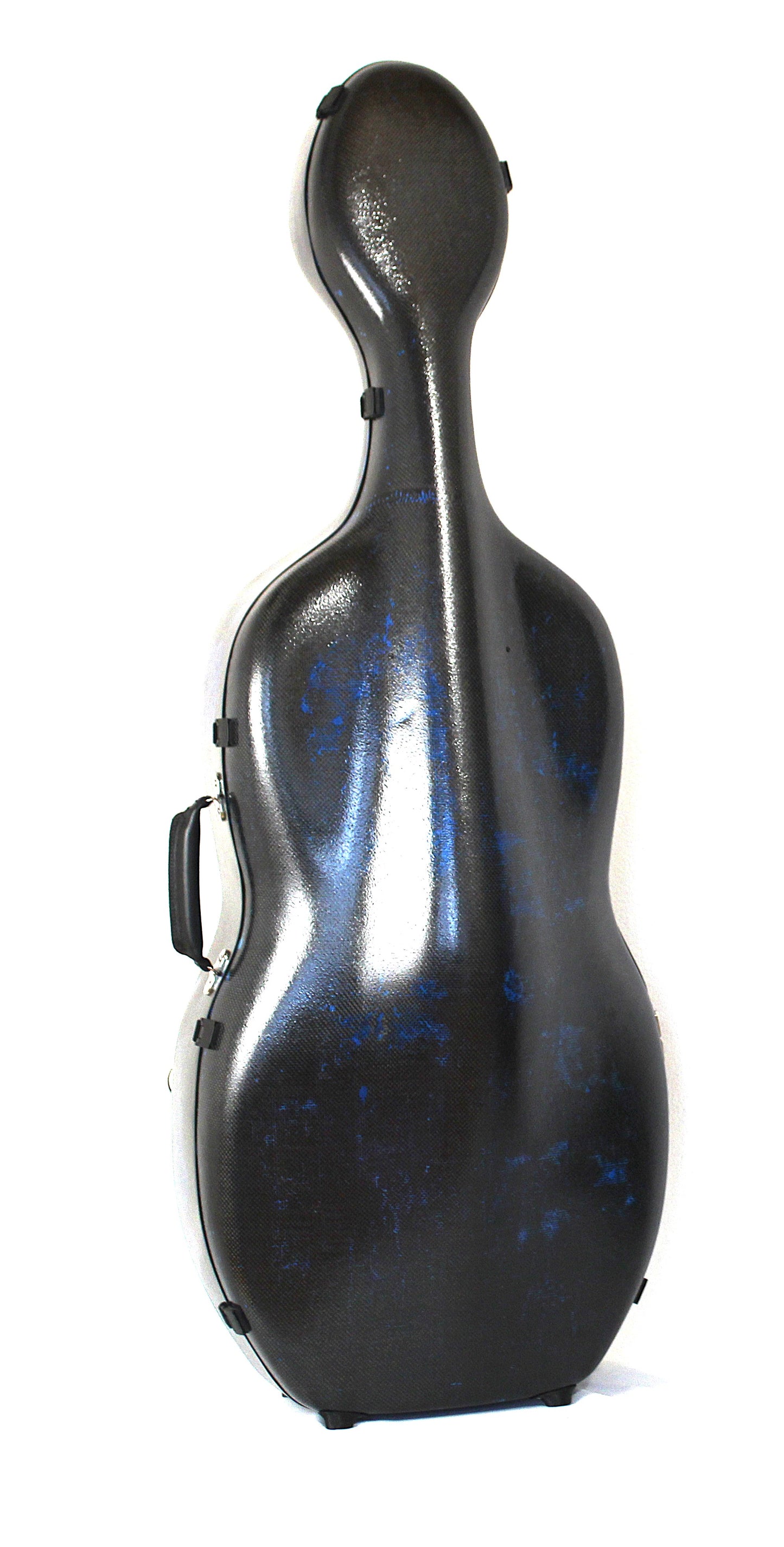 3D Blue Carbon Fiber Cello Case — Minor Cosmetic Imperfections