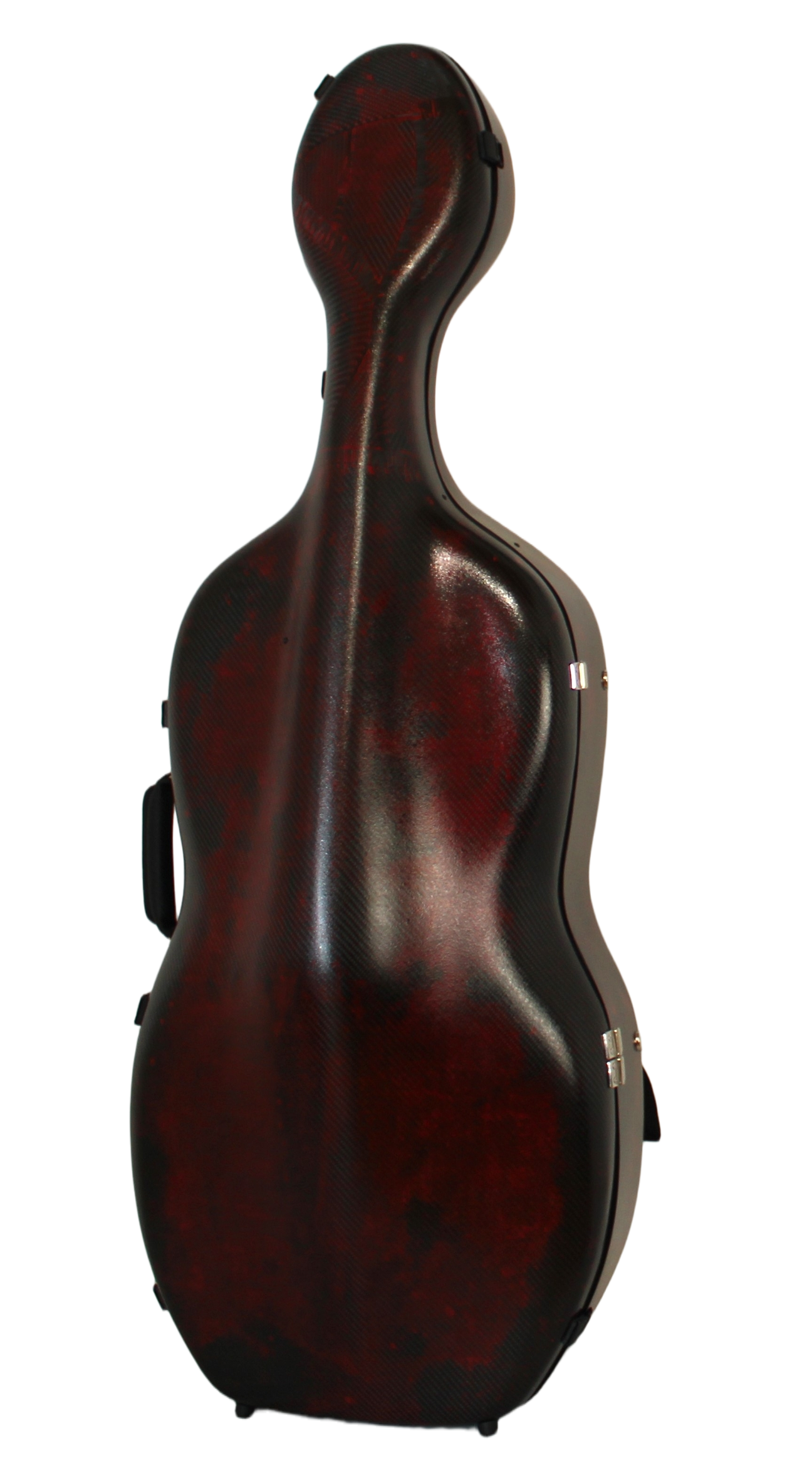 3D Red Carbon Fiber Cello Case