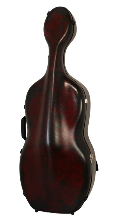 3D Red Carbon Fiber Cello Case