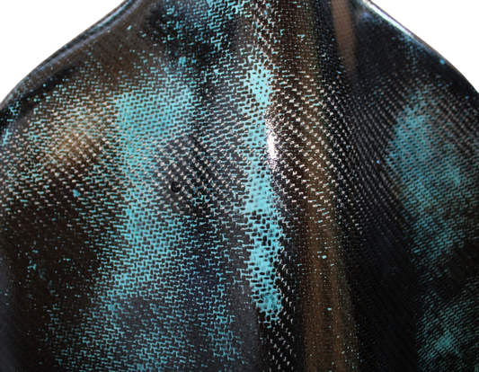 3D Turquoise Carbon Fiber Cello Case