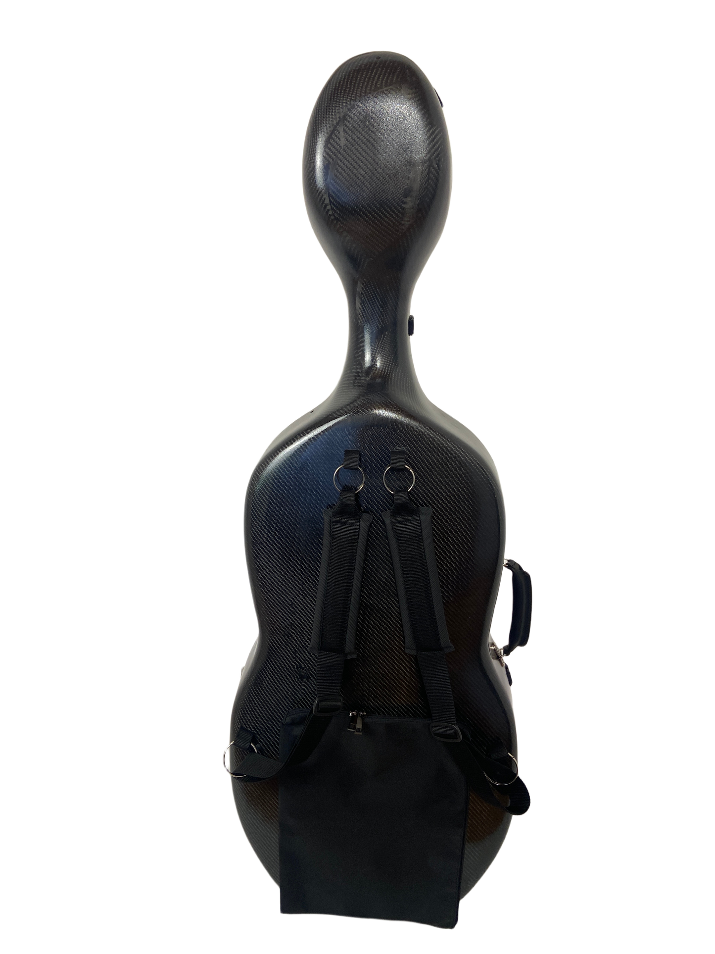3D Black Carbon Fiber Cello Case