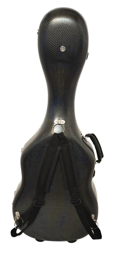 3D Blue Carbon Fiber Guitar Case