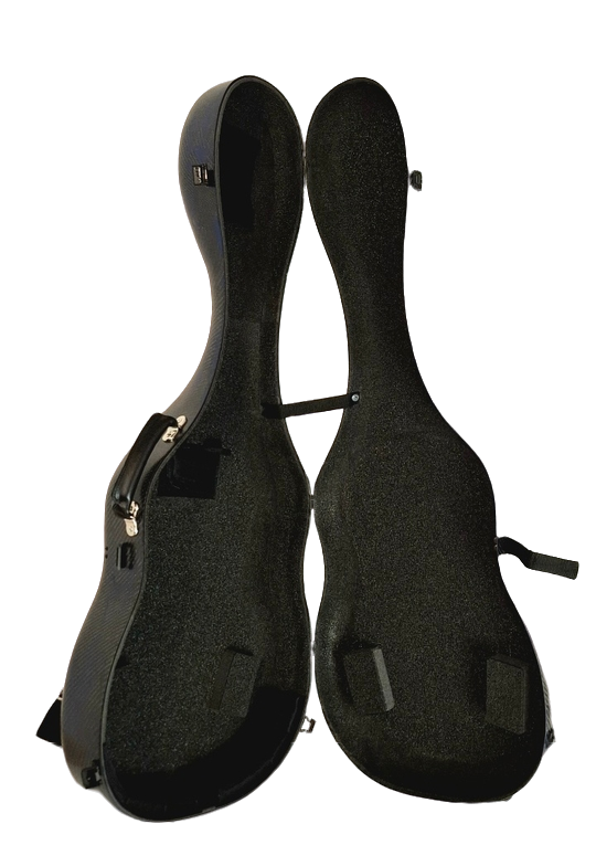 3D Blue Carbon Fiber Guitar Case