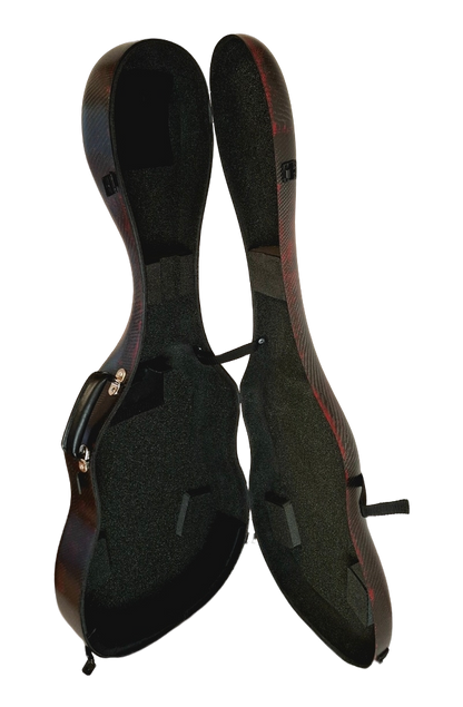 3D Red Carbon Fiber Guitar Case