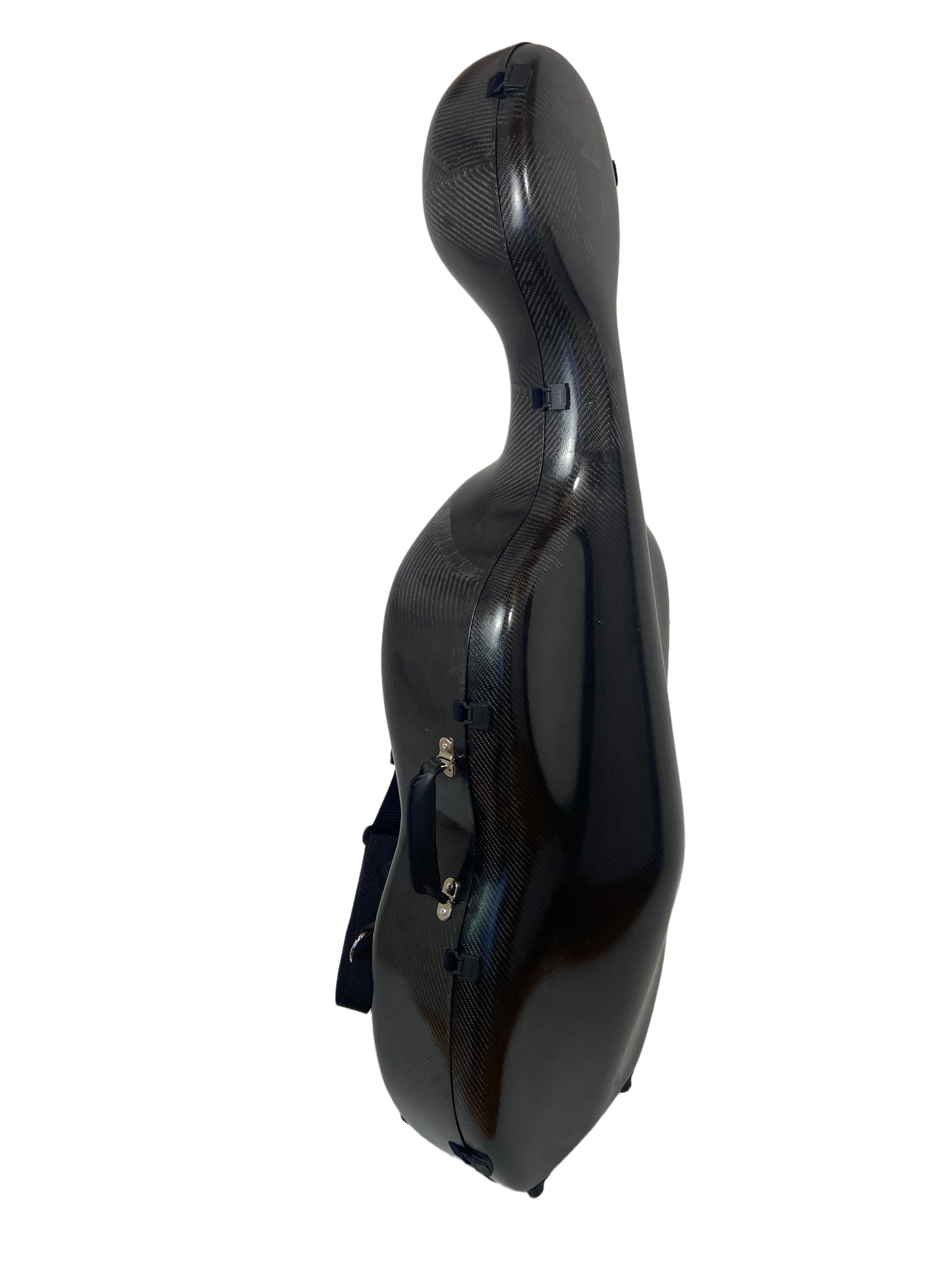3D Black Carbon Fiber Cello Case