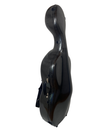3D Black Carbon Fiber Cello Case