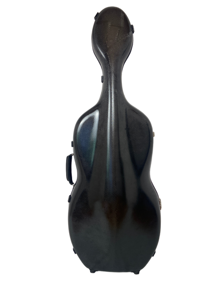 3D Black Carbon Fiber Cello Case