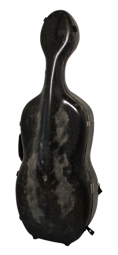 3D White Carbon Fiber Cello Case