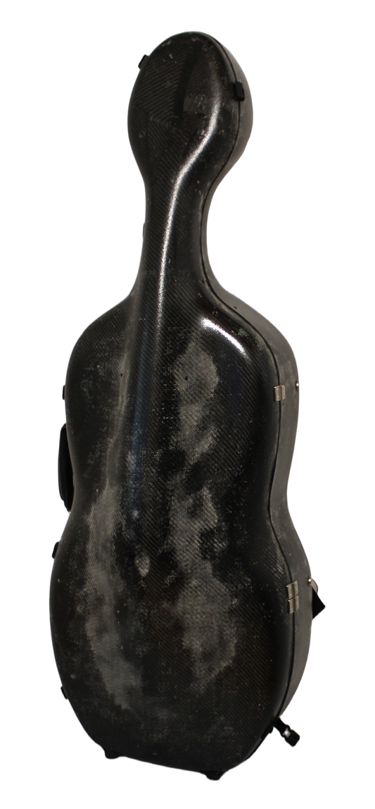 3D White Carbon Fiber Cello Case