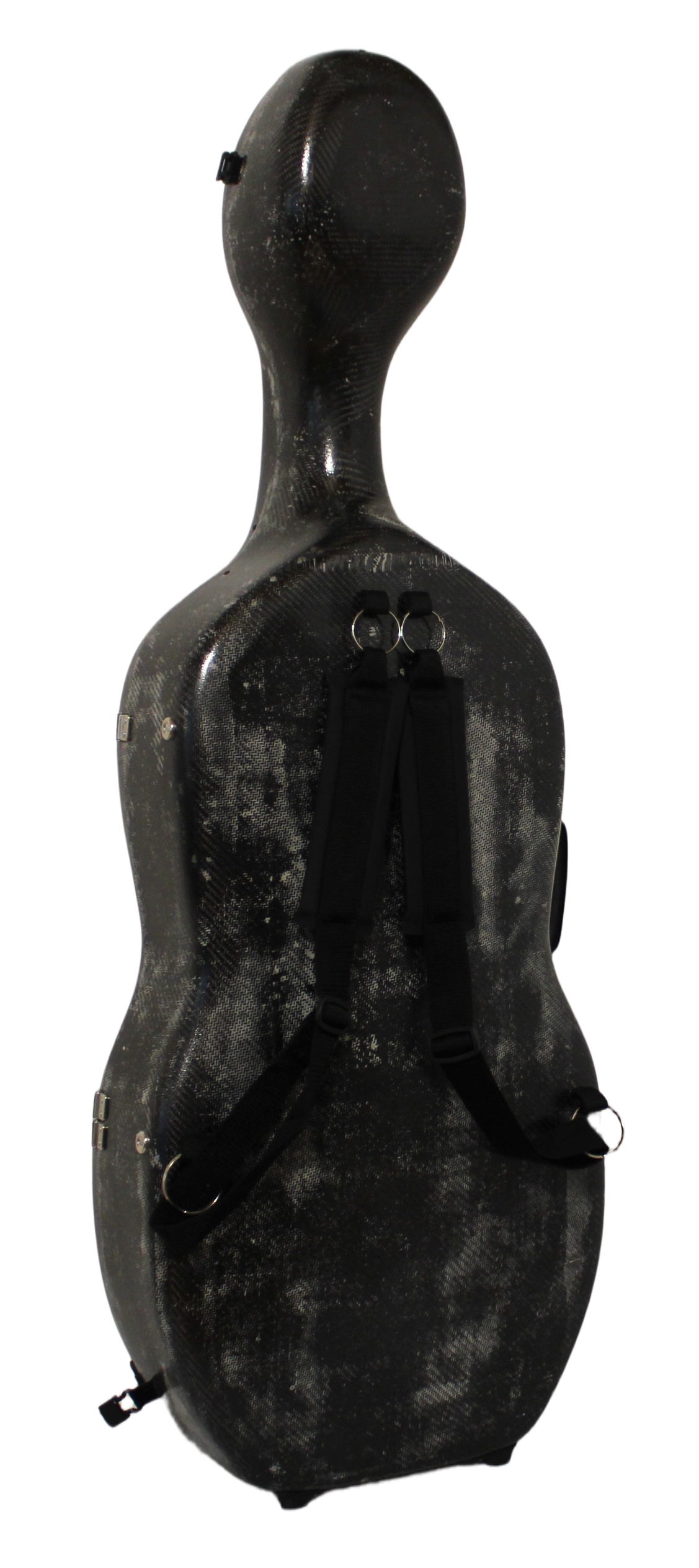 3D White Carbon Fiber Cello Case