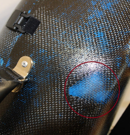 3D Blue Carbon Fiber Cello Case — Minor Cosmetic Imperfections
