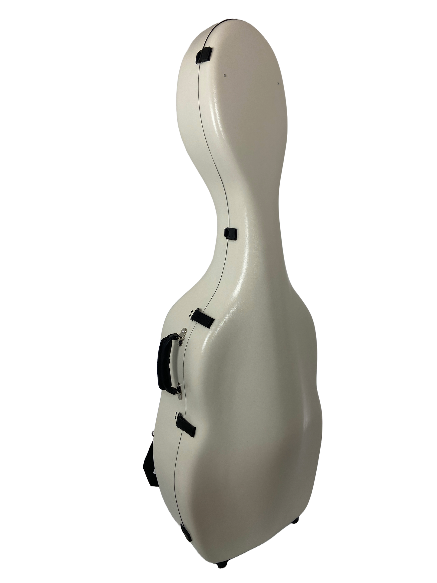 White Carbon Fiber Bass Viola da Gamba Case