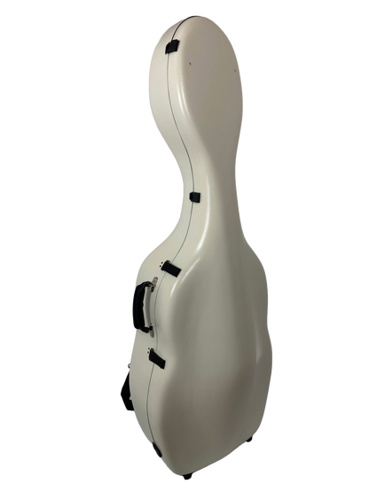 White Carbon Fiber Bass Viola da Gamba Case
