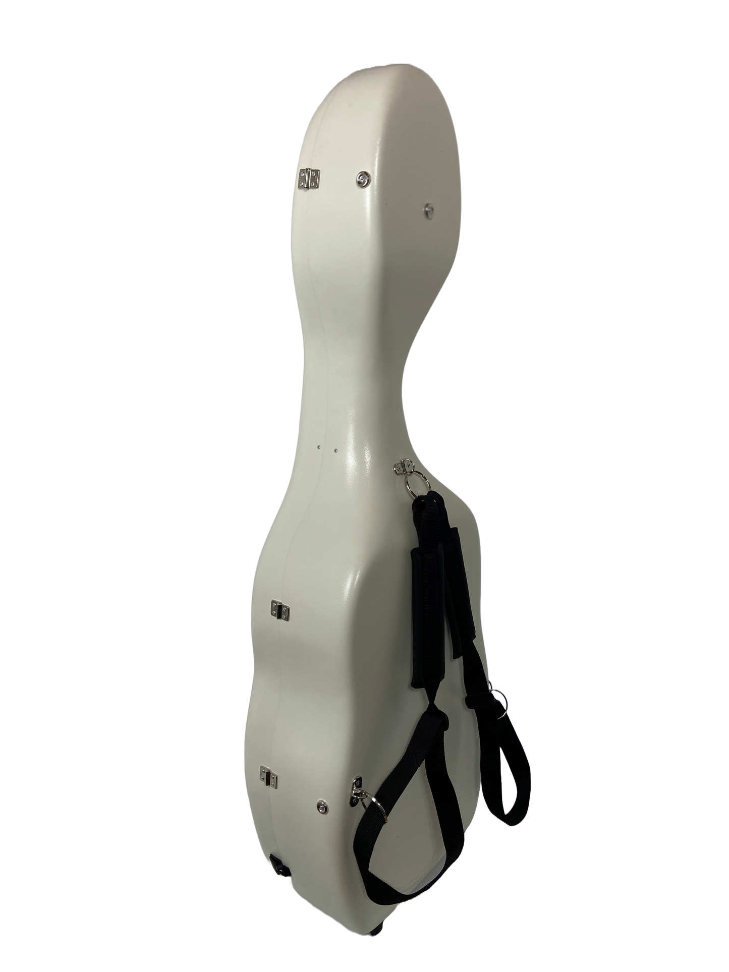 White Carbon Fiber Bass Viola da Gamba Case