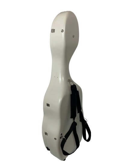 White Carbon Fiber Bass Viola da Gamba Case