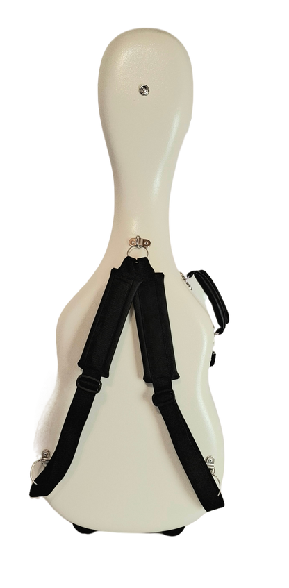 White Carbon Fiber Guitar Case (RAL 9001)