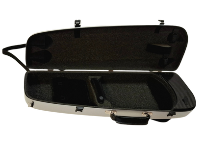 SOLD Silver Carbon Fiber Violin Case