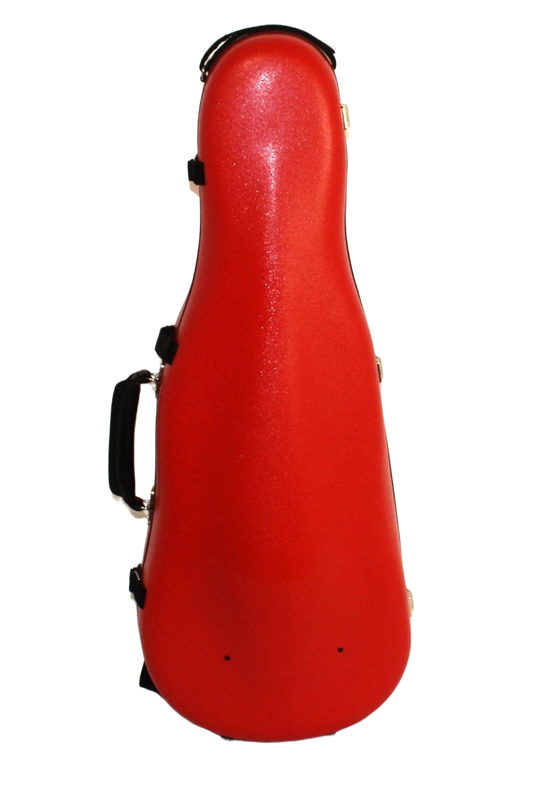 Red Carbon Fiber Violoncello da Spalla Case (RAL 3024)